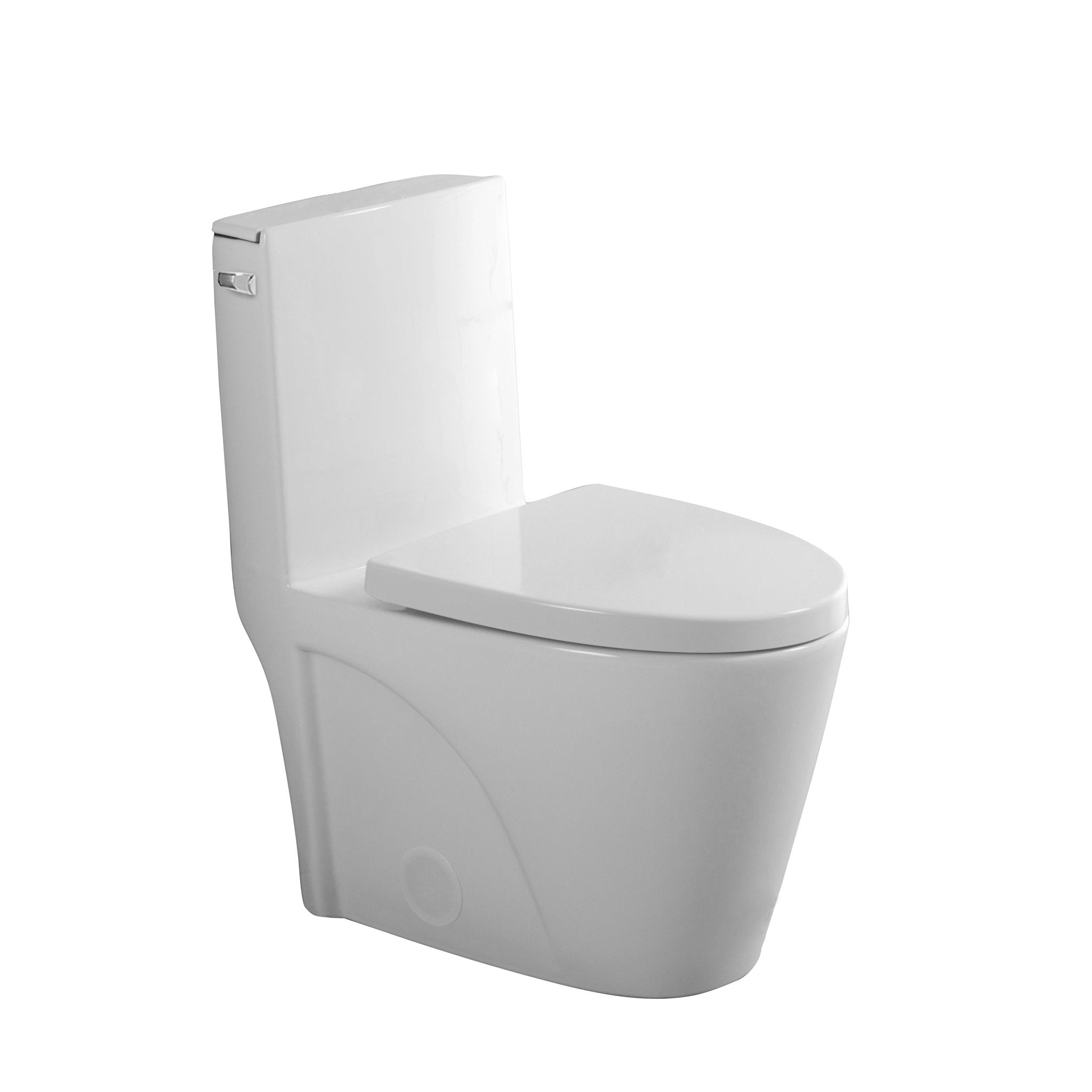 2182 - S Rimless ADA - Compliant Single - Flush Siphonic One - Piece Toilet with HTD Flush, Soft Close Seat - toilet NeoNova Decor