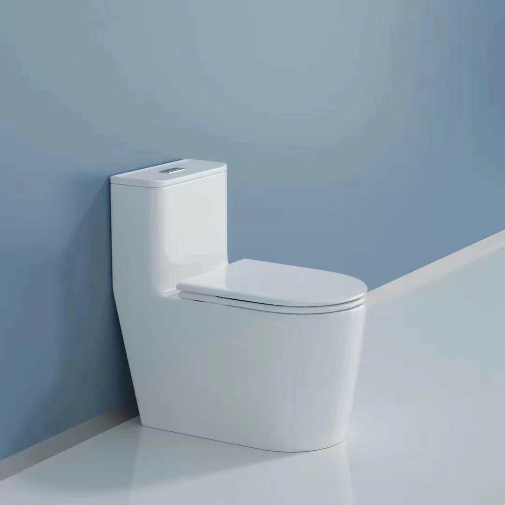 2184 Dual - Flush Siphonic One - Piece Toilet with HTD Flush and Soft Close Seat, CUPC Certified - toilet NeoNova Decor