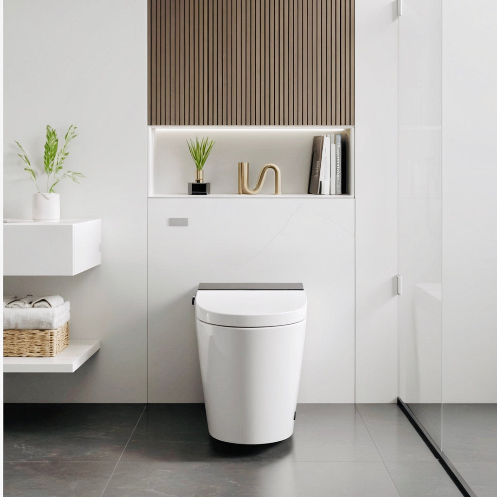2213C One - Piece Smart Toilet with LED Display, Heated Seat, and Auto - Cleaning Function - Smart Toilet NeoNova Decor