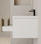 24", 32", 40" Modern Floating Vanity with Seamless Stone Top - Vanity24" NeoNova Decor