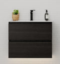 24"/30" Black Bathroom Vanity Sink Wall Mounted Cabinet Vanity - Vanity24" NeoNova Decor