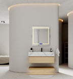 32" & 40" Sintered Stone Top with Hotel - Style Floating Bathroom Vanity - VanityIce Grey NeoNova Decor