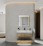 32" & 40" Sintered Stone Top with Hotel - Style Floating Bathroom Vanity - VanityIce Grey NeoNova Decor