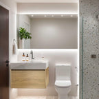 32'' & 40" Sintered Stone Top with Single Floating Bathroom Vanity - VanityXTX NeoNova Decor