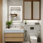 32'' & 40" Stone Top with Elegant Floating Double Drawer Bathroom Vanity A2.1 - VanityZMR NeoNova Decor