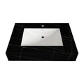 32" - 71" Seamless Sintered Stone Vanity Top with Integrated Basin – Black Marquina Gold Veins - VanityBlack Marquina Gold Veins NeoNova Decor