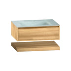 32''/36''/40'' Thermoformed Stone Top with Hotel - Style Floating Bathroom Vanity - VanityHHT NeoNova Decor