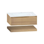 32''/36''/40'' Thermoformed Stone Top with Hotel - Style Floating Bathroom Vanity - VanityZMR NeoNova Decor