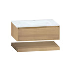 32''/36''/40'' Thermoformed Stone Top with Hotel - Style Floating Bathroom Vanity - VanityZMR NeoNova Decor