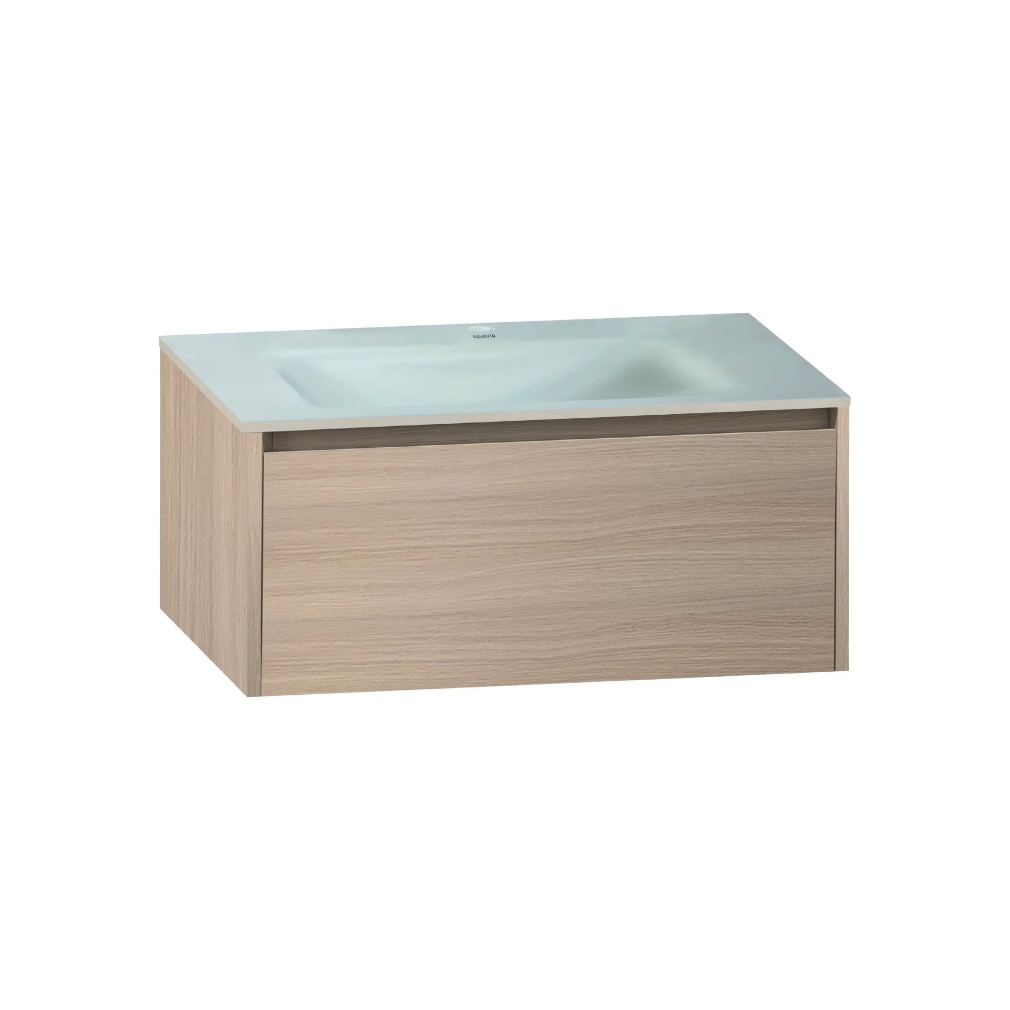 32''/36''/40'' Thermoformed Stone Top with Single Floating Bathroom Vanity - VanityAGHTQ NeoNova Decor