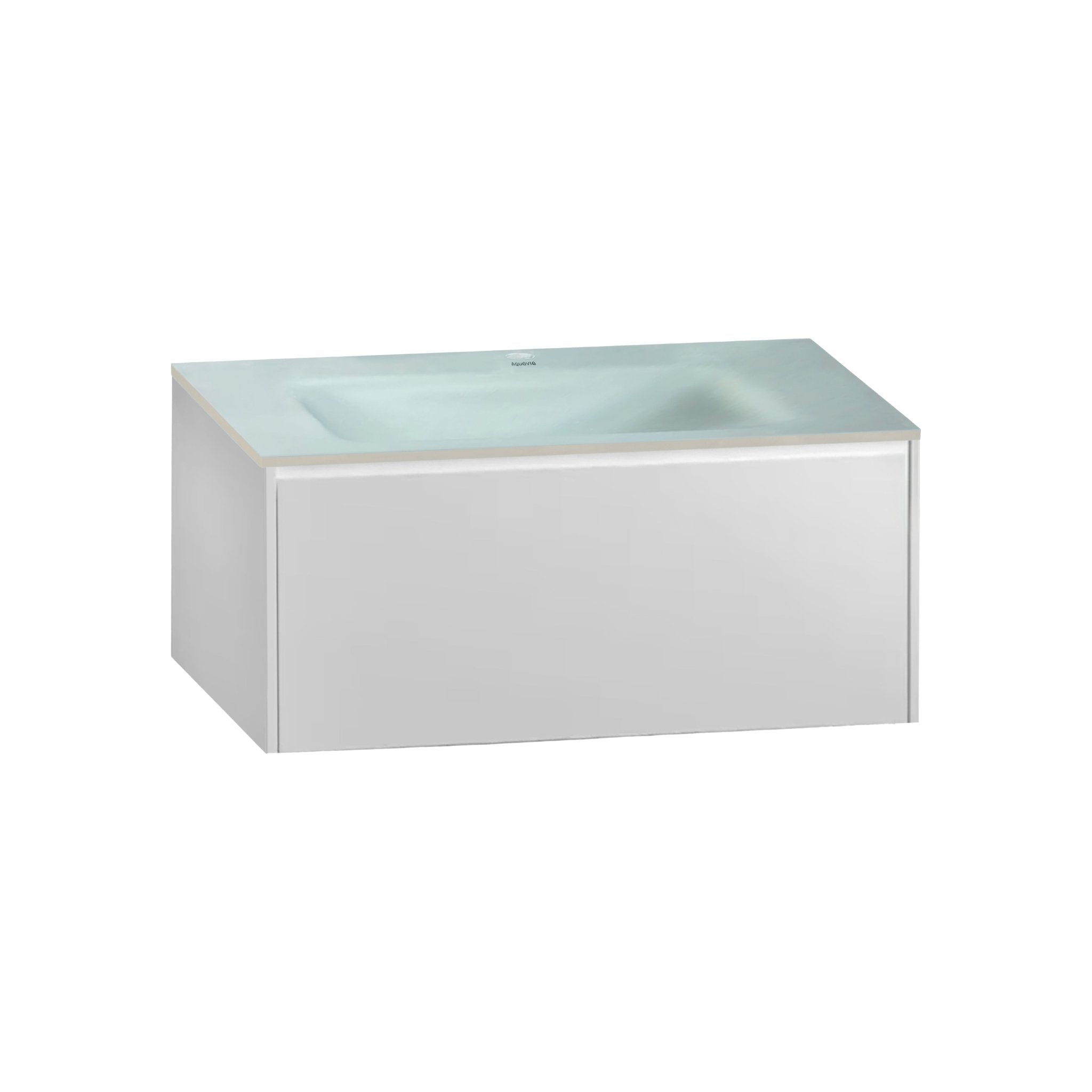 32''/36''/40'' Thermoformed Stone Top with Single Floating Bathroom Vanity - VanityWhite（BS） NeoNova Decor