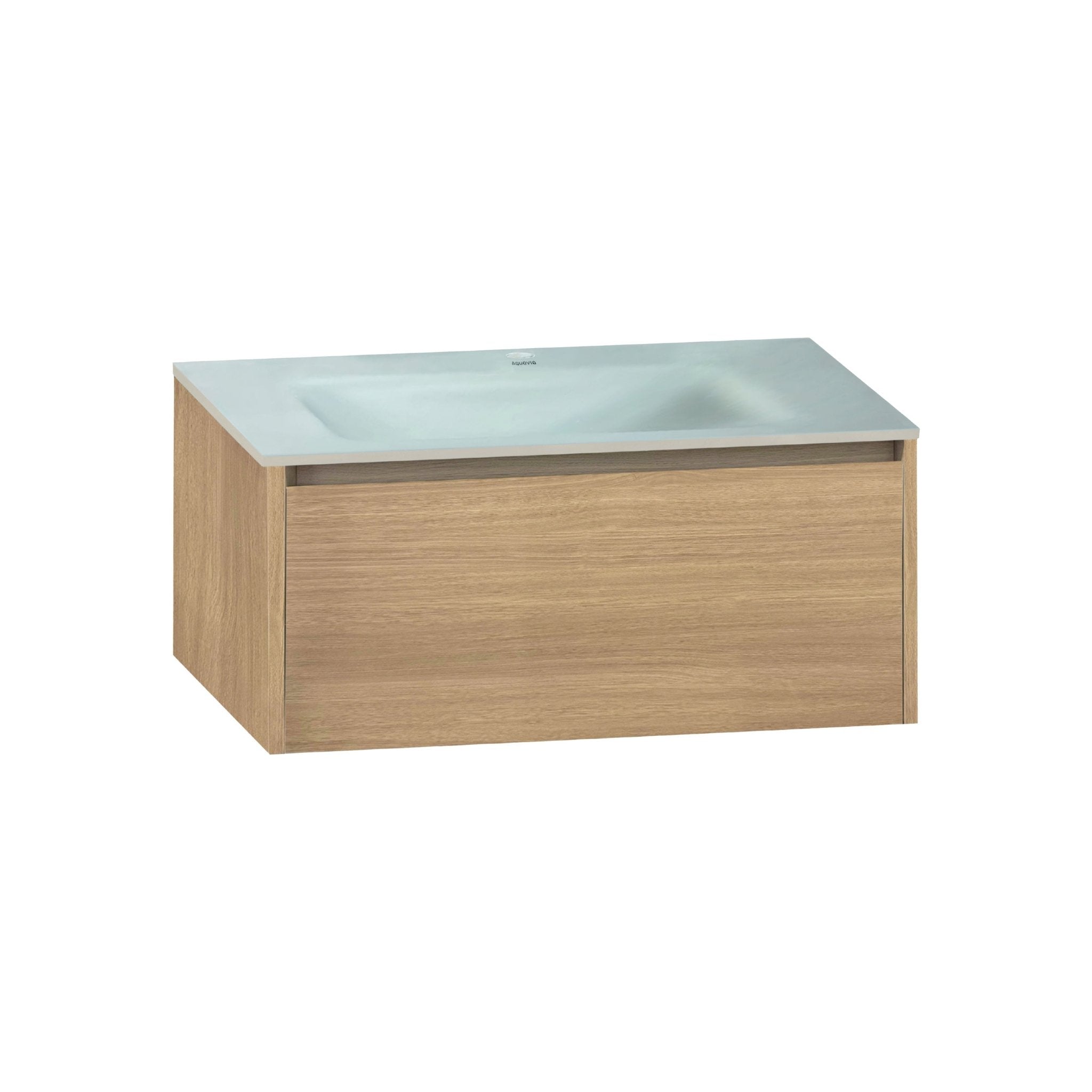 32''/36''/40'' Thermoformed Stone Top with Single Floating Bathroom Vanity - VanityZMR NeoNova Decor