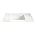 40”/48" Ultra - Thin Sintered Stone Vanity Top - Kass Gold Finish | Lightweight & Durable - 48 inch NeoNova Decor