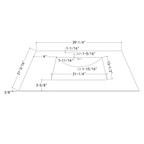 40”/48" Ultra - Thin Sintered Stone Vanity Top - Matte White Finish | Lightweight & Durable - 48 inch NeoNova Decor