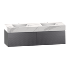 71'' Stone Top with Dark Gray Engineered Wood Floating Bathroom Vanity - Vanity71" x 22.5" NeoNova Decor