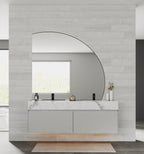 71'' Stone Top with Light Gray Engineered Wood Floating Bathroom Vanity - Vanity71" x 22.5" NeoNova Decor