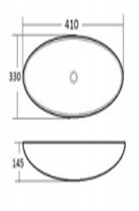 A082 White Ceramic 1 Hole Single Bathroom Vanity Top With Sink - NeoNova Decor