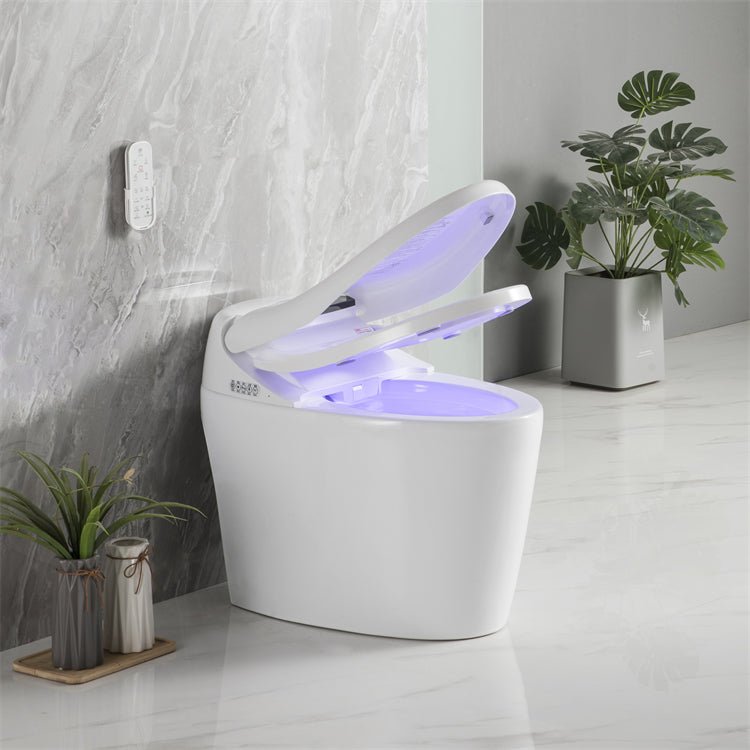 Smart Bidet Toilet with Auto Flush, Heated Seat, Dryer & Night Light – CUPC Certified (Copy) - Smart Toilet NeoNova Decor