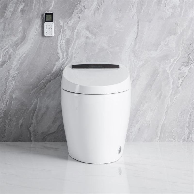 Smart Bidet Toilet with Auto Flush, Heated Seat, Dryer & Night Light – CUPC Certified - Smart Toilet NeoNova Decor