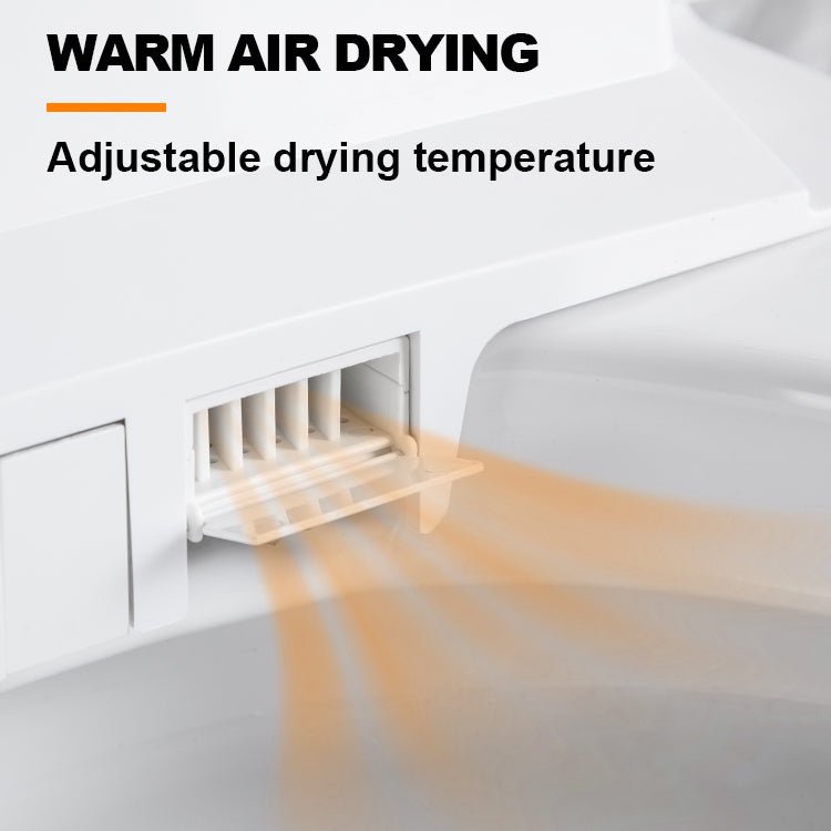 Smart Bidet Toilet with Auto Flush, Heated Seat, Dryer & Night Light – CUPC Certified - Smart Toilet NeoNova Decor