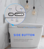 Smart Toilet with Bidet | Heated Seat, Warm Air Dryer & Self - Cleaning Nozzl - Smart Toilet NeoNova Decor