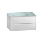 Thermoformed Sintered Stone Top with Elegant Floating Bathroom Vanity - VanityWhite（BS） NeoNova Decor