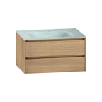 Thermoformed Sintered Stone Top with Elegant Floating Bathroom Vanity - VanityZMR NeoNova Decor