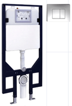 Wall - Mounted Rimless Toilet with Soft Close UF Seat Cover, Dual - Flush Mechanism, and Glossy White Finish - toilet NeoNova Decor